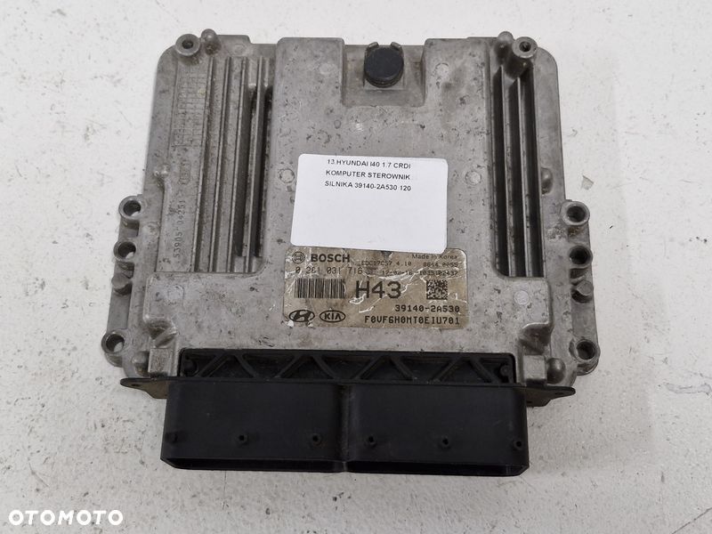 HYUNDAI I40 1.7 CRDI KOMPUTER STEROWNIK SILNIKA 39140-2A530 - 1