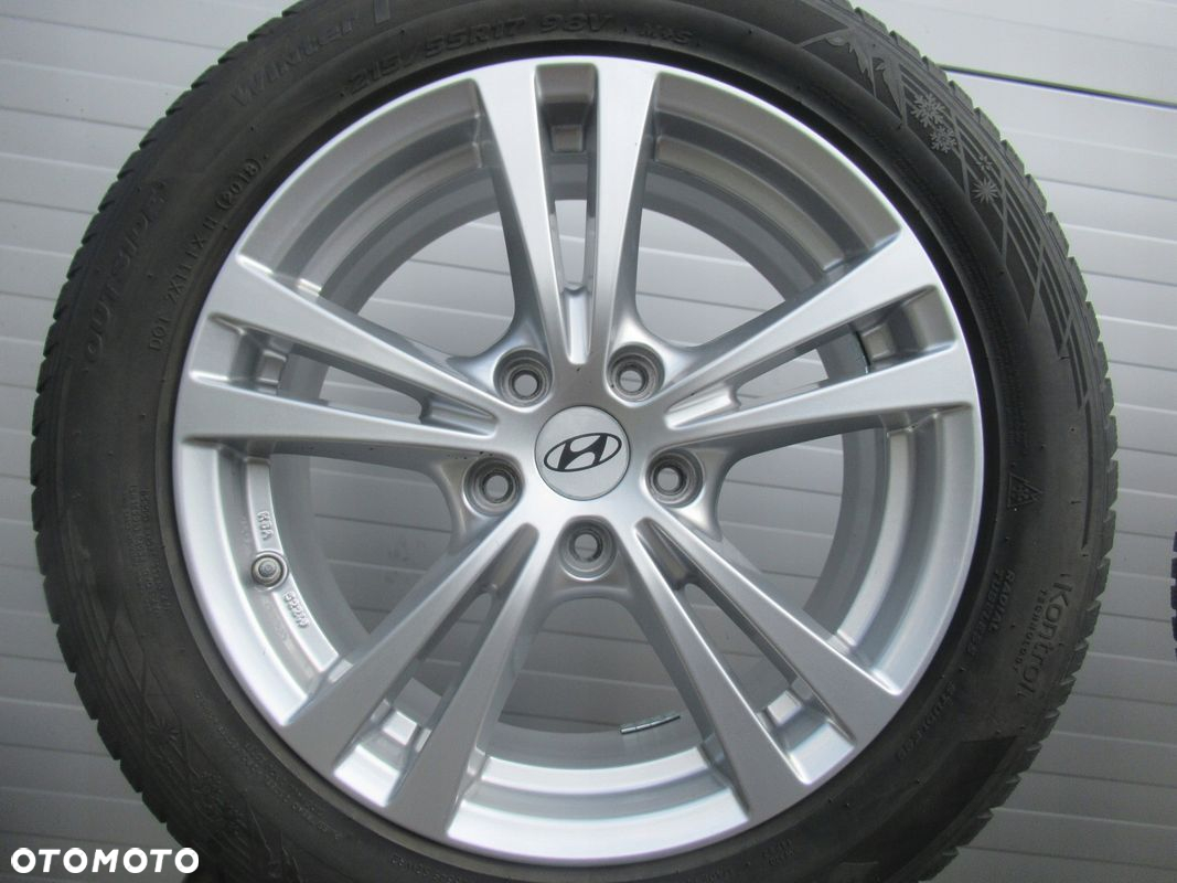 ALU+OPONY ZIMA R17 KIA NIRO,SOUL,OPTIMA HYUNDAI KONA,i40 czujniki - 4