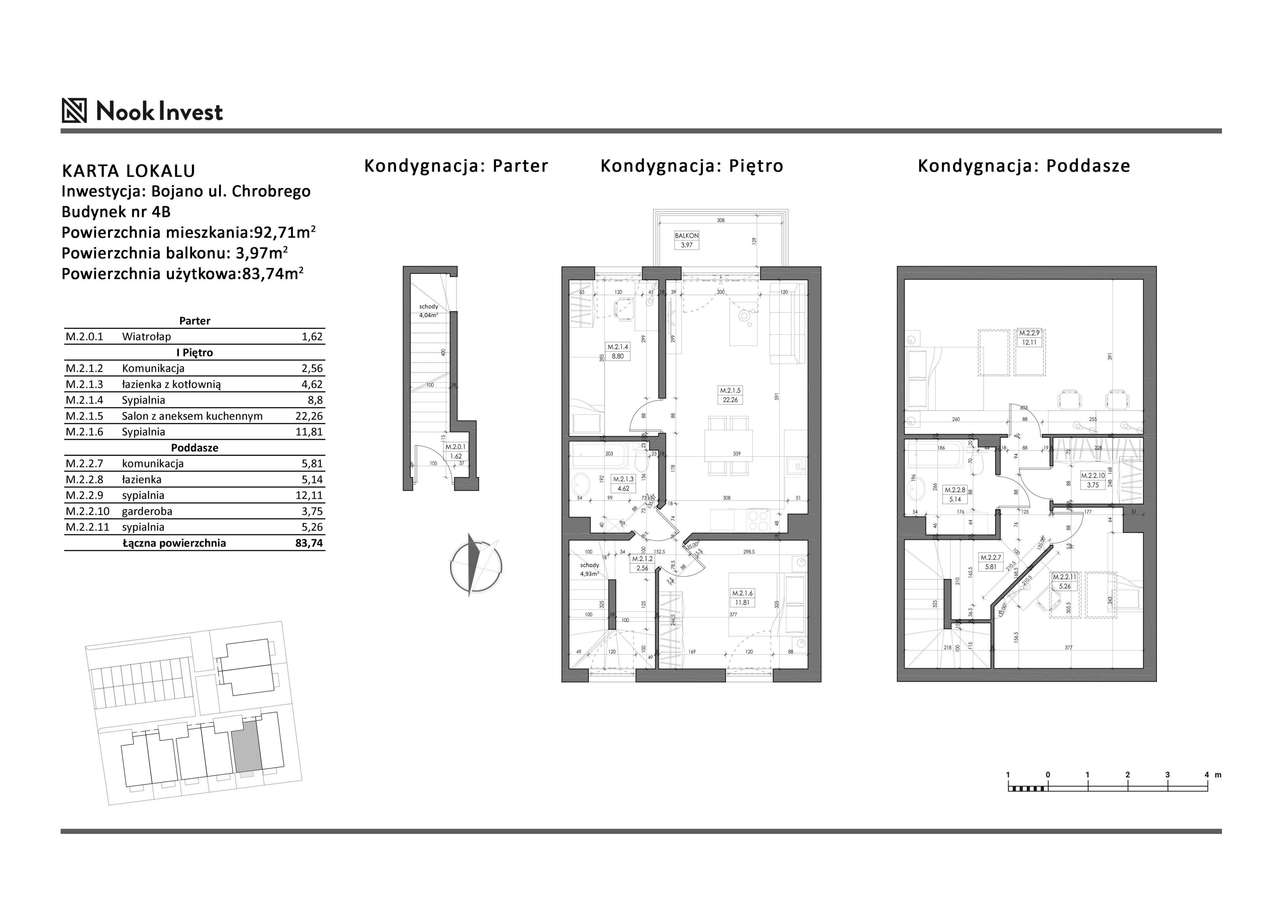 5-pokojowe mieszkanie 92m2 + balkon Bez Prowizji - Pełny obrazek: 2/7