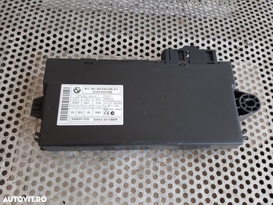 Modul Control CAS Bmw E90 E91 E92 E93 E87 E81 X1 E84 Cod 9226238 - 1