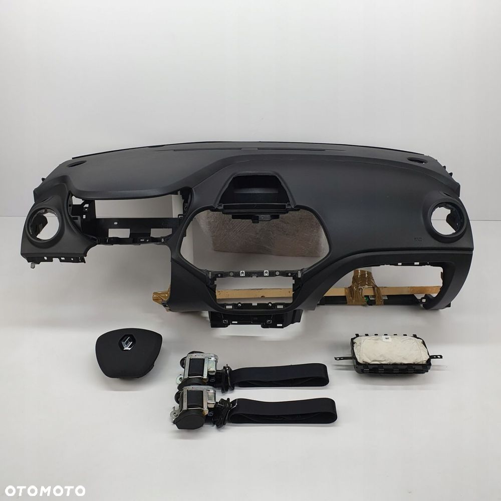RENAULT CAPTUR DESKA ROZDZIELCZA KONSOLA KOKPIT PULPIT PODUSZKI AIRBAG AIR BAG PASY KIT SET - 1
