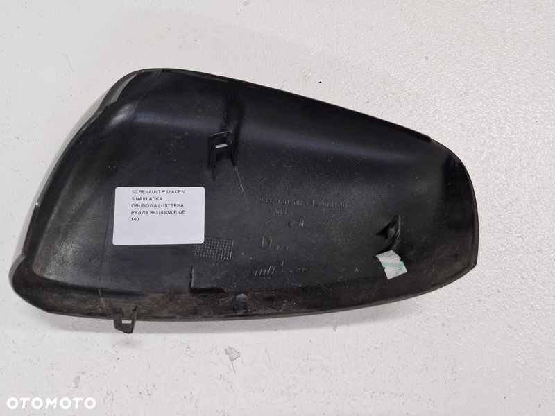 RENAULT ESPACE 5 V NAKŁADKA OBUDOWA LUSTERKA PRAWA 963743020R OE - 4