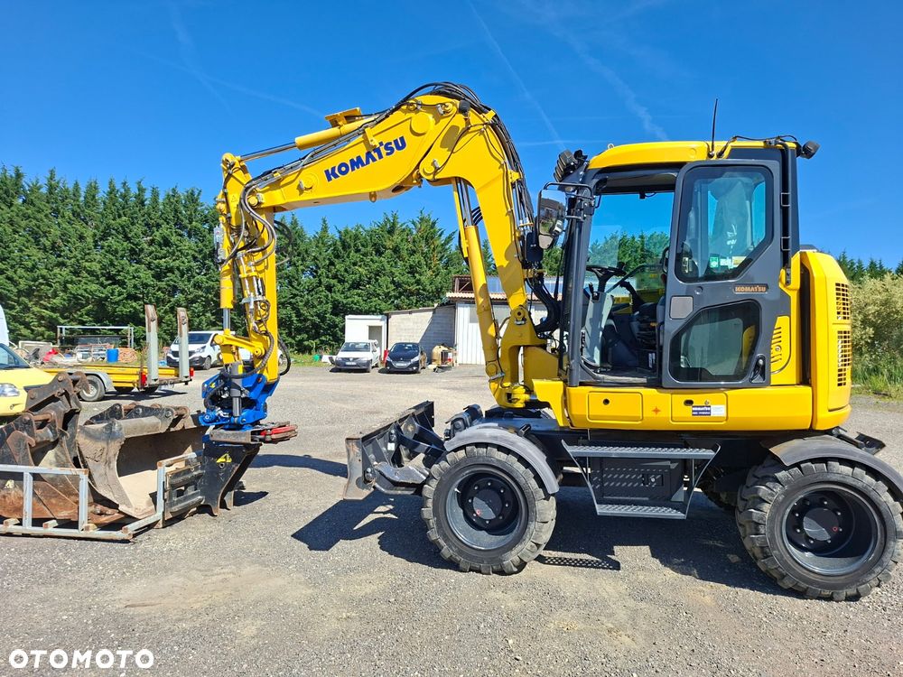 Komatsu PW98MR-11 GŁOWICA OBROTOWA 4 Łyżki plus widły - 3