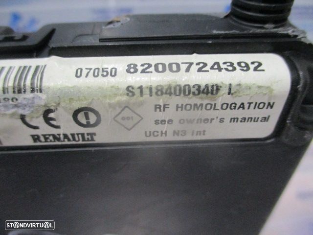 Caixa Fusiveis 8200623830A  8200724392  S118400340 RENAULT MEGANE 2 2007 1.5DCI 106CV 5P CASTANHO ORIGINAL  SIMENS - 3