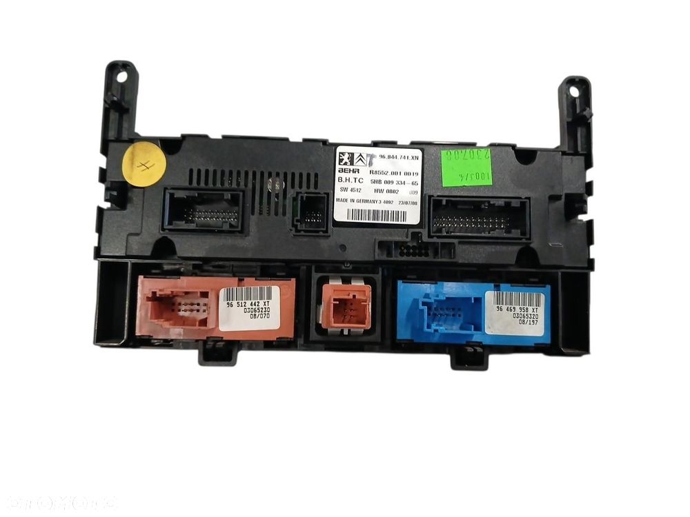 PANEL STEROWANIA KLIMATYZACJĄ PEUGEOT 407 96844741XN 407 - 2