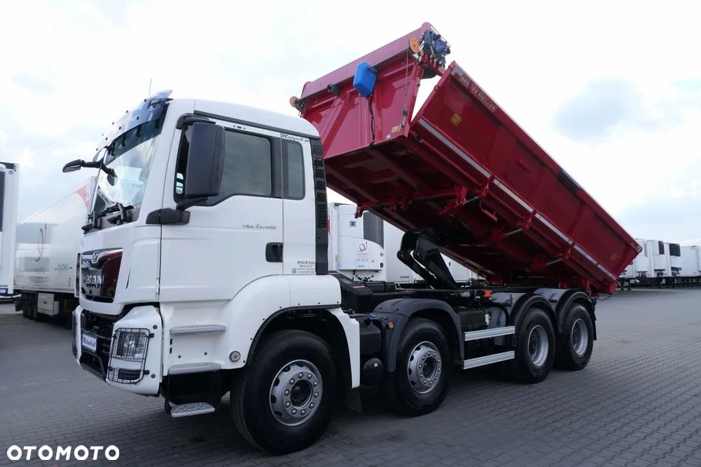 MAN TGS 35.460 / 8X4 / WYWROTKA 2 STR / BORDMATIC / MEILLER KIPPER / AUTOMAT / EURO 6 - 2