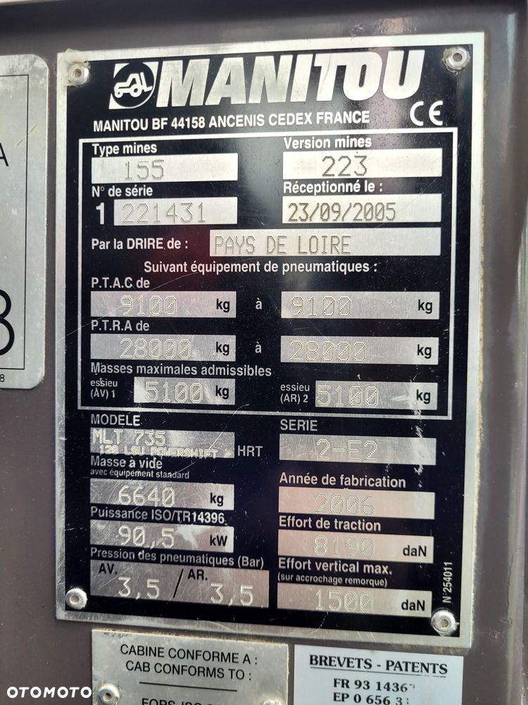 Manitou MLT 735-120 LSU TURBO POWERSHIFT - 23