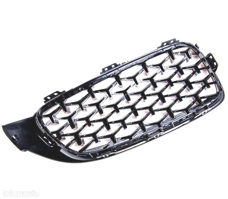 GRELHA BMW F32 F33 F36 13-16 LOOK M4 PRETO DIAMANTE - 3