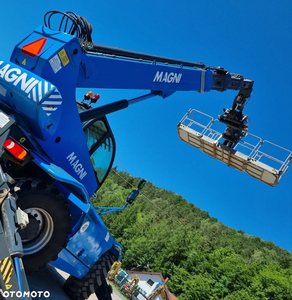 Magni RTH 5.21 Ładowarka teleskopowa 21 metrów 1361mtg Kosz (Pilot 2 funkcje) Wciągarka Bocian Łyżka Widły Jak Nowa z Salonu 2021r DEUTZ silnik z Norwegii KLIMA - 2