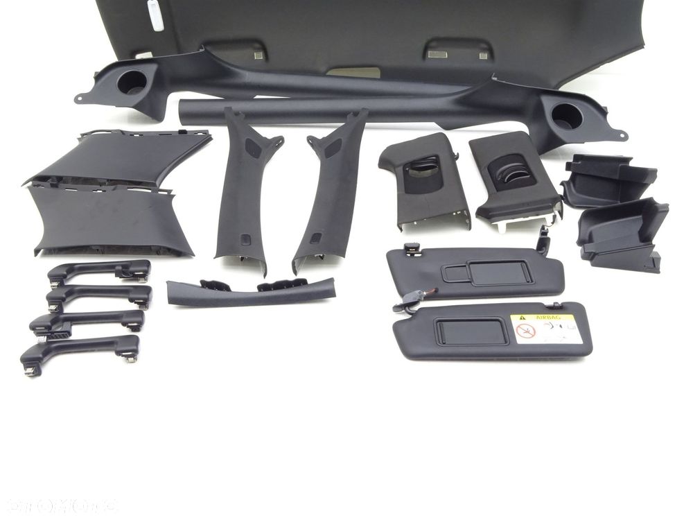 Podsufitka czarna daszki osłona słupka rączki daszek 8v3867505h audi a3 8v - 5