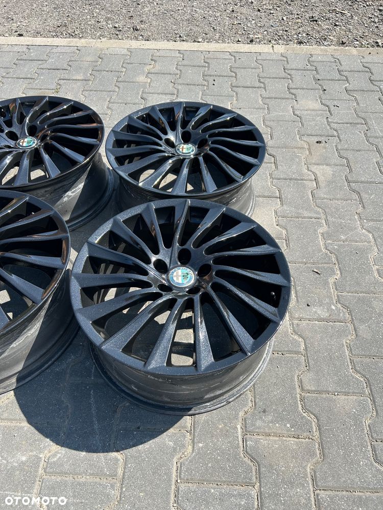 Alfa Romeo alufelgi 18 cali 5x110 Giulia Giulietta Fiat 500X czarne - 5