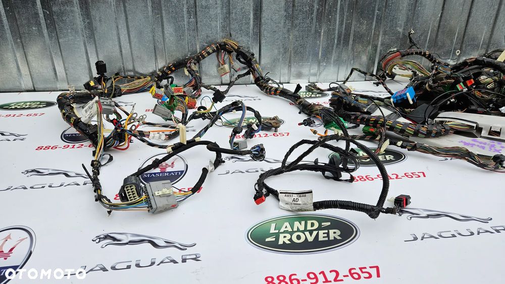 Jaguar XJ 351 Instalacja prawa komory bagażnika Wiązka tył prawy Przewody kompresora zawieszenia Modułów BSI DW93-14A005-BBC - 6