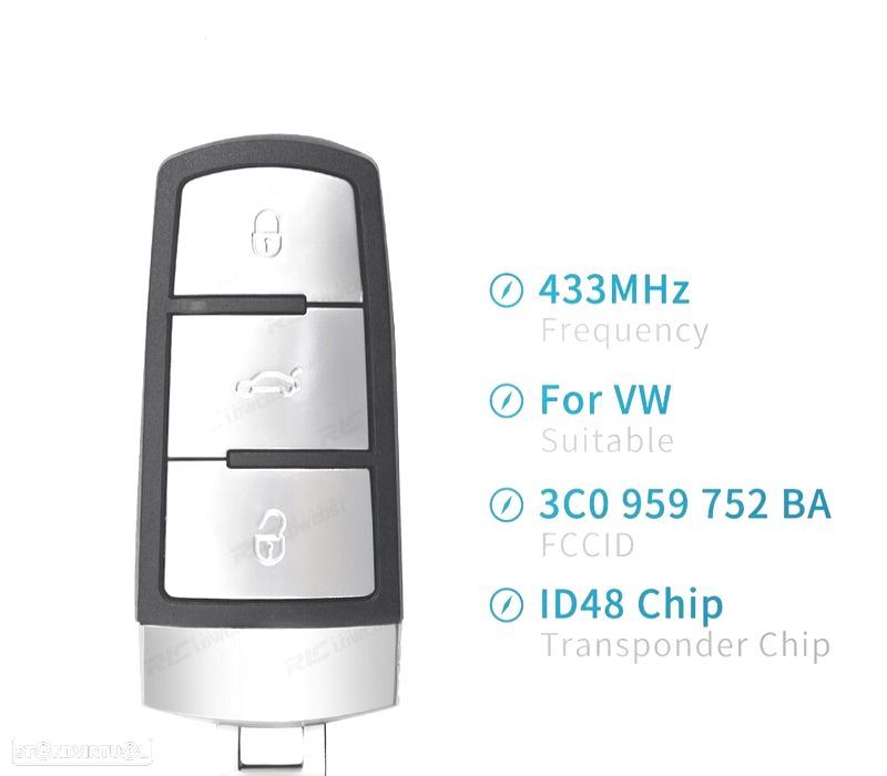 CHAVES COMPLETA PARA VOLKSWAGEN VW BEETLE BORA GOLF PASSAT POLO - 1