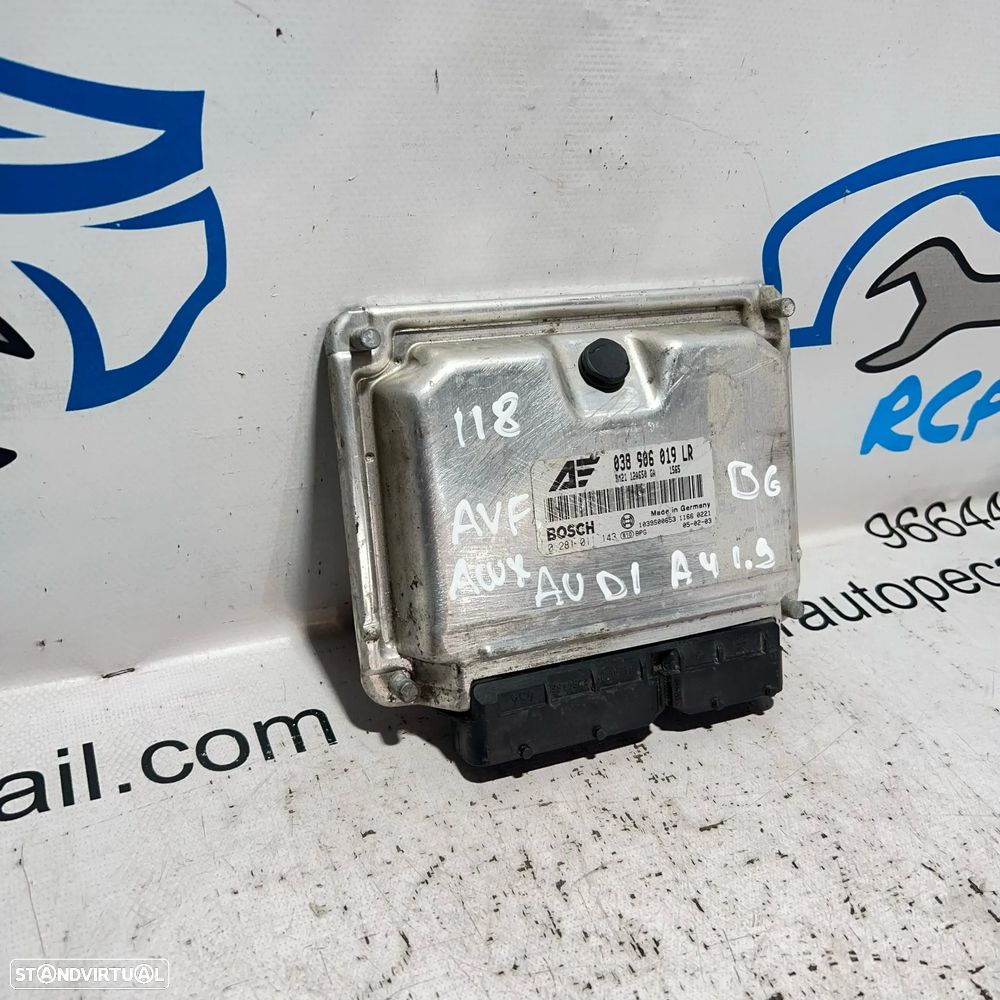 .Centralina Motor Bosch VW VAG Volkswagen Ford Seat AUY 1.9 TDi 115cv 8v 038 906 019 LR / 0 281 011 143 - 4