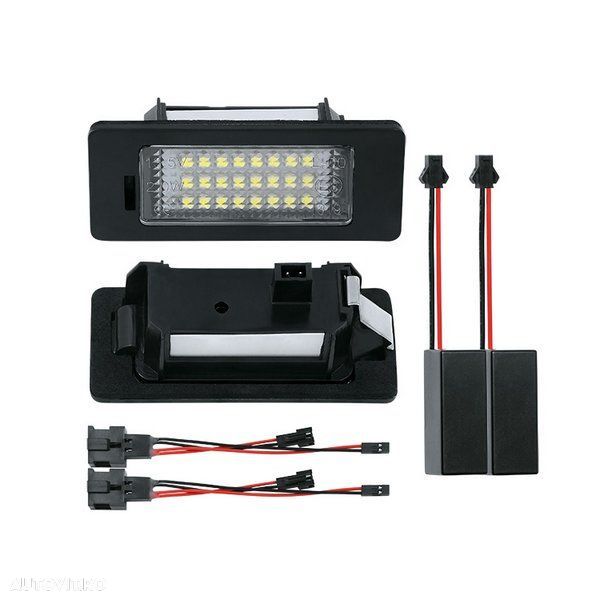 Lampi numar dedicate full led leduri pentru Audi Q5 - 1