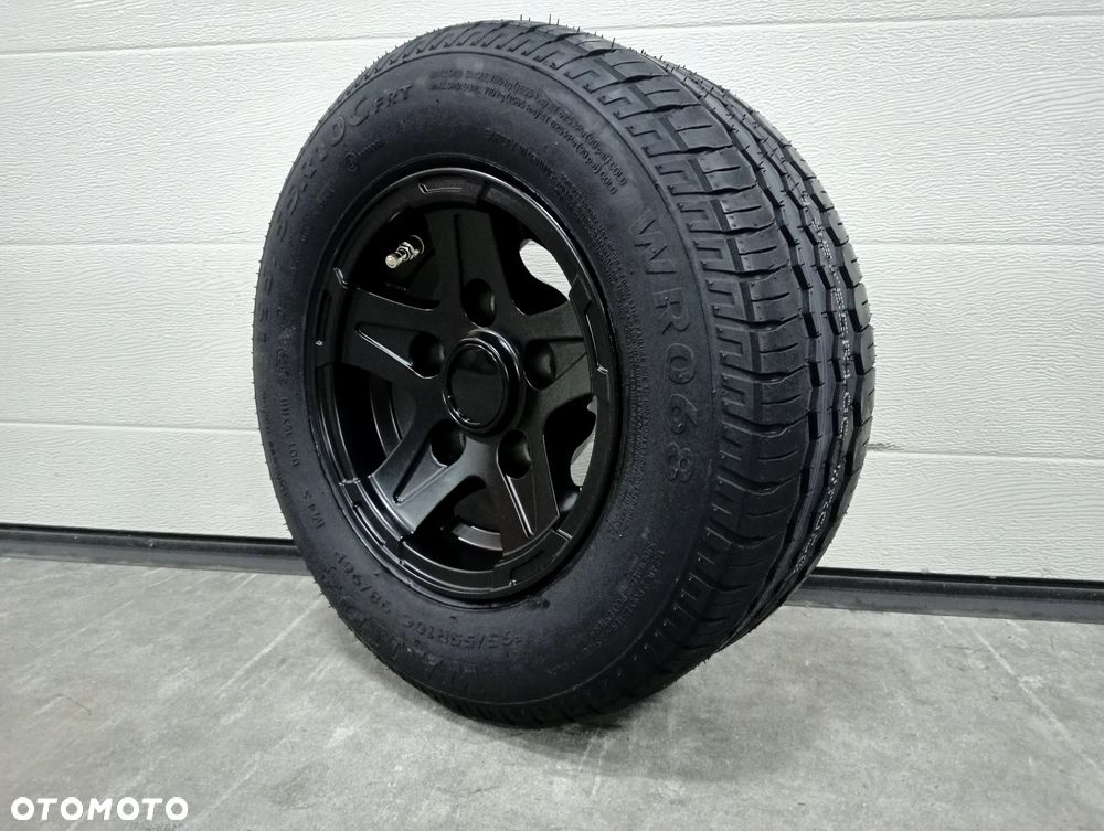 KOŁO 195/55 R10C WANDA 5x112 FELGA ALUMINIOWA CZARNA OPONA PRZYCZEPA !! - 3