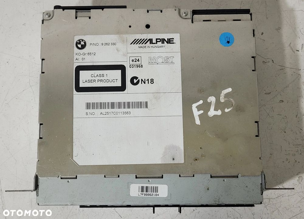 RADIO CZYTNIK NAWIGACJI BMW X3 F25 9262330 - 1