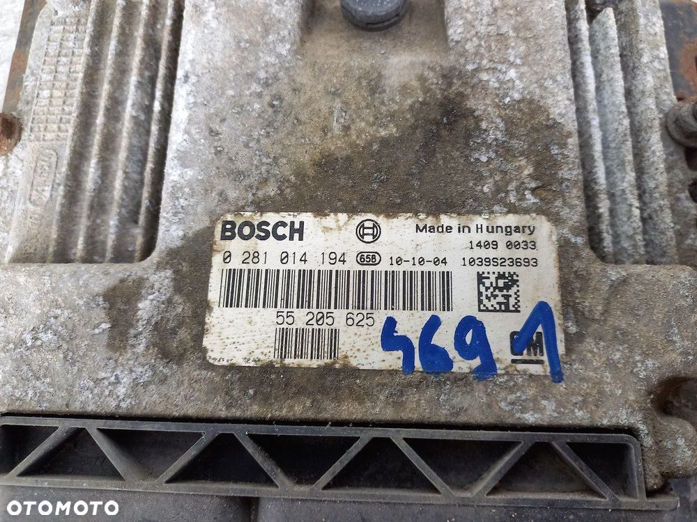 KOMPUTER, STEROWNIK OPEL ZAFIRA B 0281014194  55205625 1.9 CDTI - 7