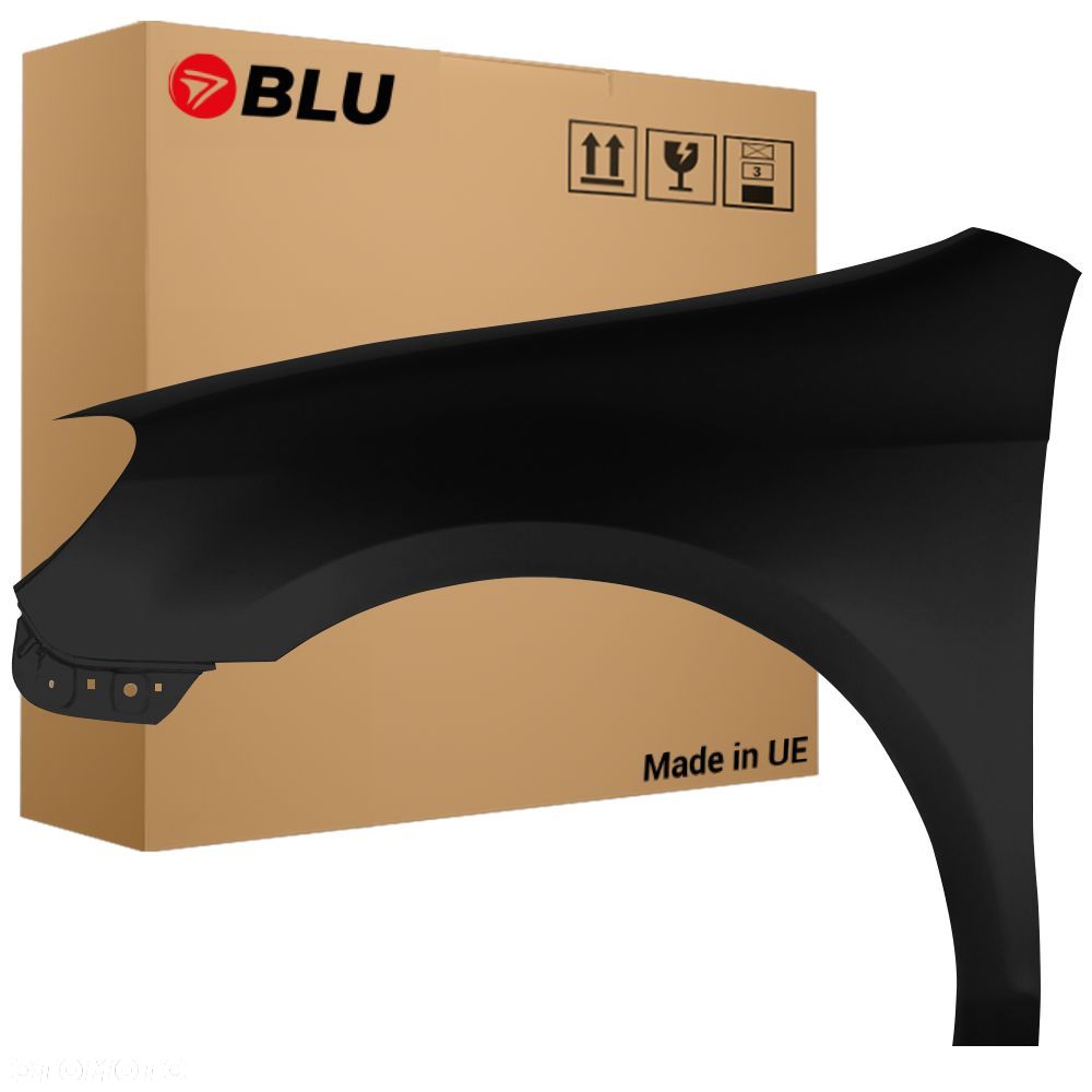 BLU Błotnik VOLKSWAGEN VW GOLF VI 6 HATCHBACK lewy przód 2008-2016 ocynk do lakierowania - 1