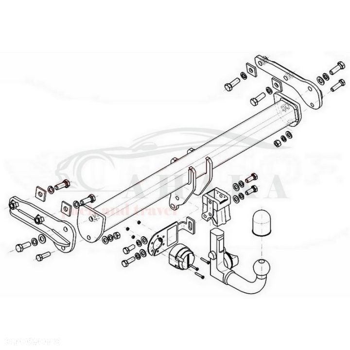 Hak Holowniczy Wypinany Automat Do Volvo S60 Ii Cross Country 2015-2018 - 3
