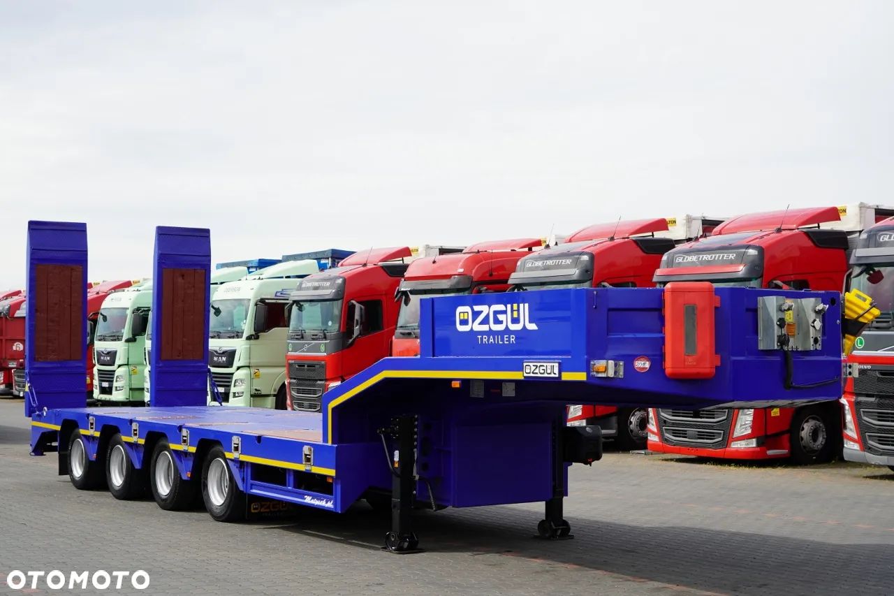 Faymonville OZGUL  NACZEPA LAWETA / LW4 / NISKOPODWOZIOWA / POSZERZANA / 4 OSIE /  12 M / NAJAZDY HYDRAULICZNE / SPROWADZONA - 1