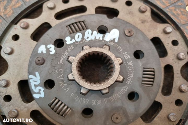 DISC + PLACA AMBREIAJ BMP 2.0 03G141031G 03G141025H Volkswagen VW Pas - 2