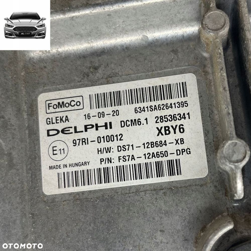 STEROWNIK SILNIKA 2.0 TDCI EURO 6 MONDEO MK5 FS7A-12A650-DPG - 2