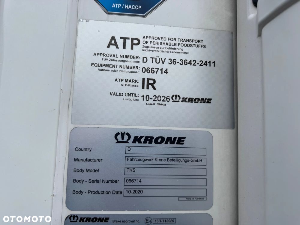 Krone Chłodnia ,Doppelstock , Carrier Vector 1550 - 35