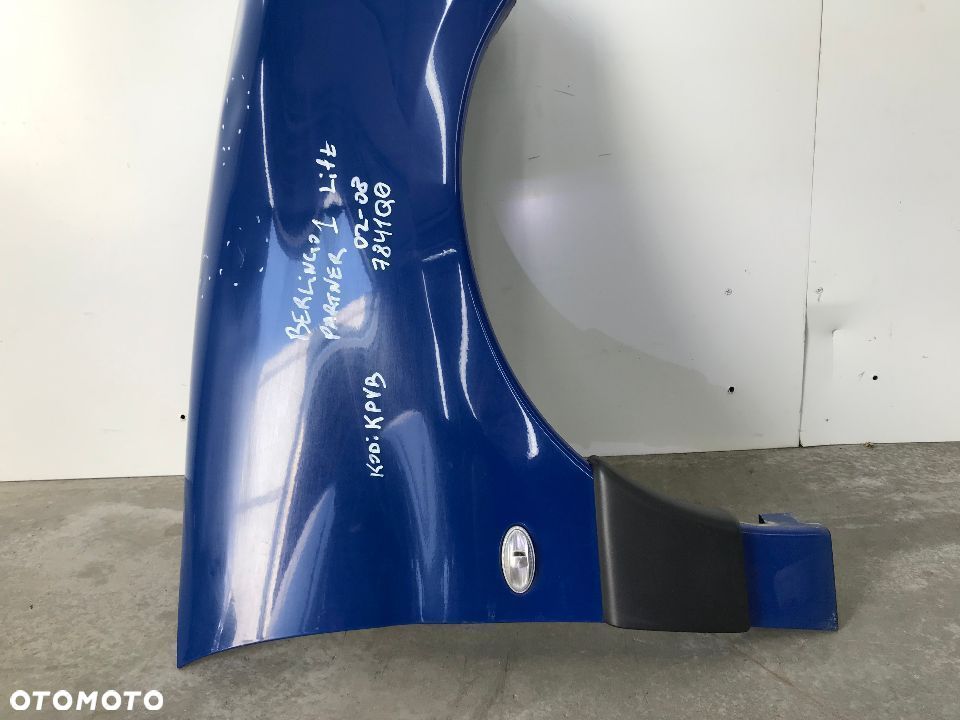 Błotnik Citroen Berlingo I 1 Peugeot Partner I 1 lift prawy  02-08r 7841Q0 - 3