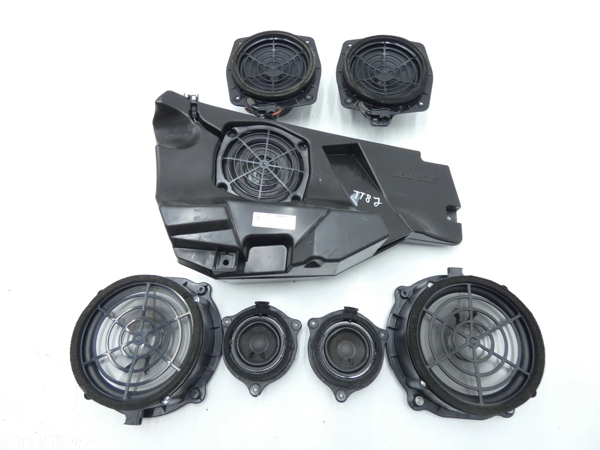 AUDI TT 8J GŁOŚNIKI BOSE PRZÓD TYŁ SUBWOOFER KOMPLET 8J8035382A 4L0035415B GORLICE - 1