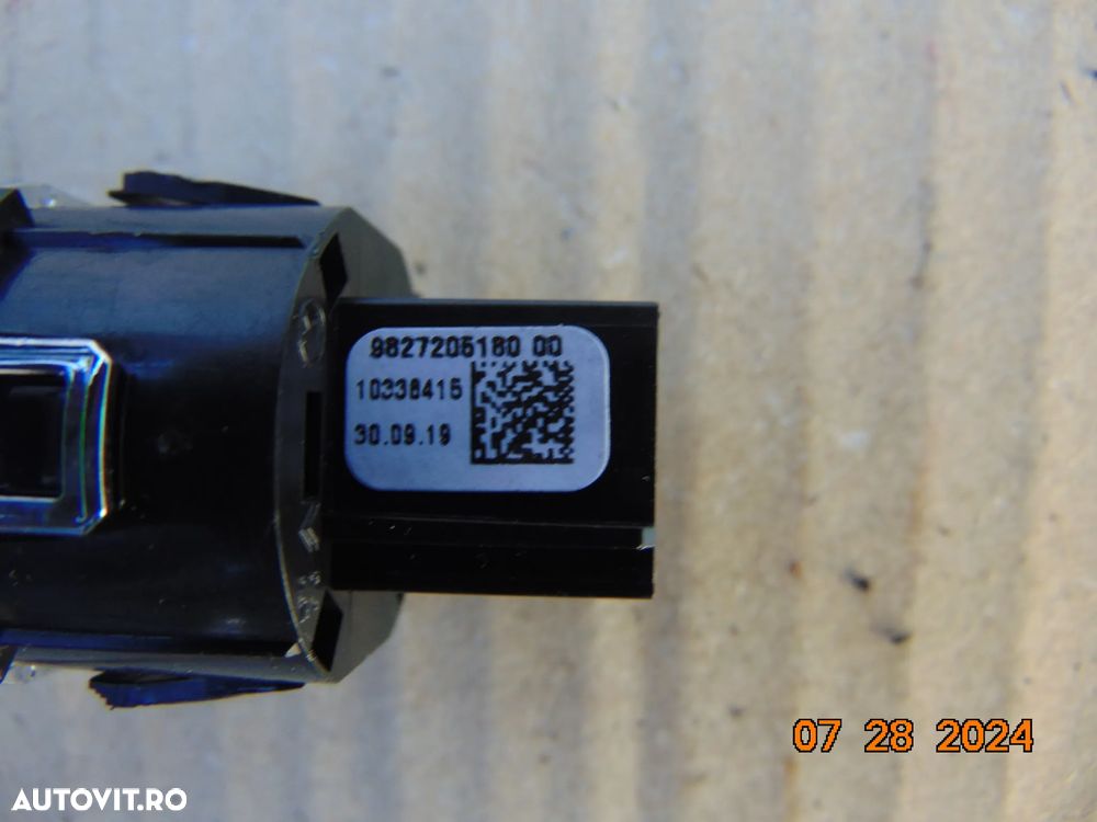 Buton start stop Peugeot 208 dupa 2019 Opel corsa f cod 9827206180 - 2