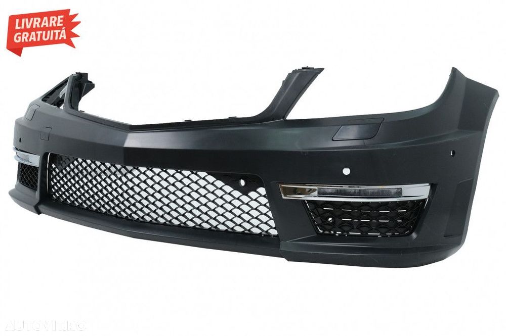 Bara Fata cu Grila Centrala Mercedes C-class W204 Facelift (2012-up) C - 3
