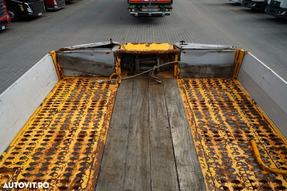 Castera REMORCA AUTO AMC CASTERA / ÎNCĂRCĂTOR JOS / 13,1 M / GAMĂ HIDRAULICĂ / AXĂ DE DIRECȚIE / TROLIU - 20