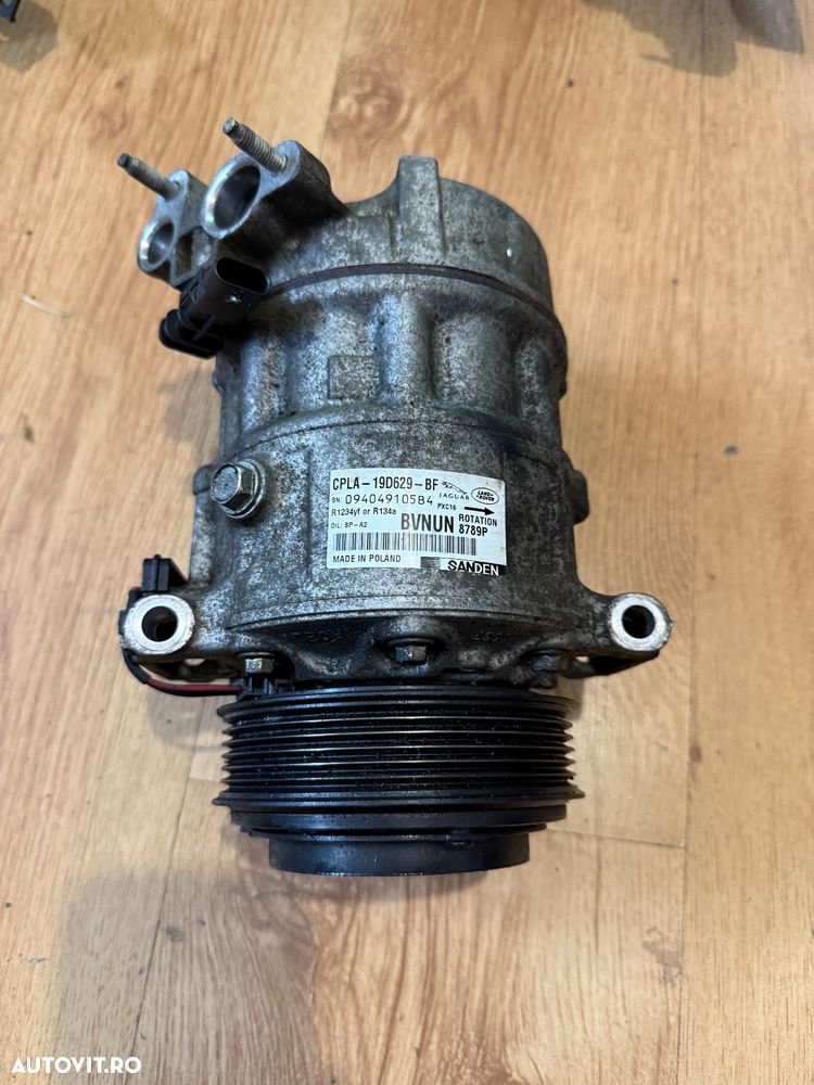 Compresor AC Jaguar / Land Rover OE CPLA‑19D629‑BF (Sanden 8789P) – plug‑and‑play, original clima climatizare - 1