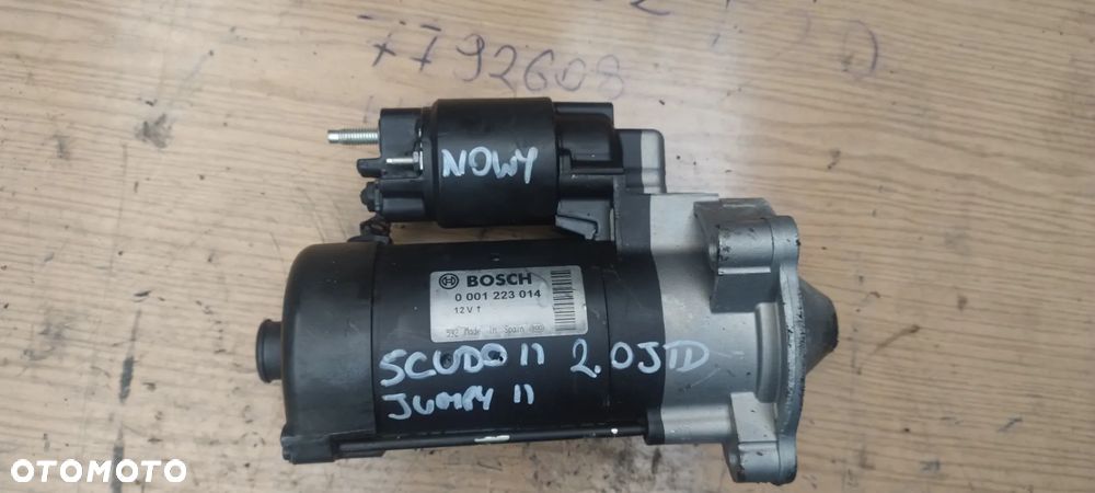 CITROEN C5 C8 JUMPY PEUGEOT EXPERT 807  rozrusznik NOWY 2,2HDI 2,0HDI 0001223014 - 1