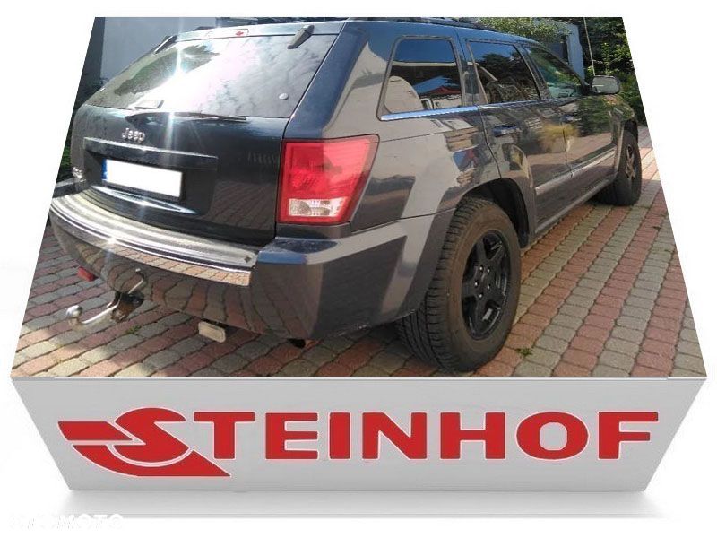 Hak Holowniczy Steinhof + Wiązka 7 p do Jeep Grand Cherokee Wh Commander Xh Limited Laredo Overland - 10