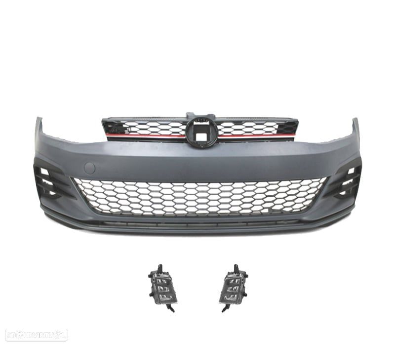 PÁRA-CHOQUES FRONTAL VOLKSWAGEN VW GOLF 7.5 17-20 LOOK GTI + NEVOEIROS - 2