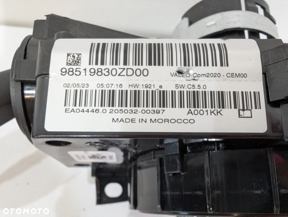 CITROEN C4 III E-C4 TAŚMA ZWIJAK PRZEŁĄCZNIK ZESPOLONY MANETKI 98519830ZD00 - 6