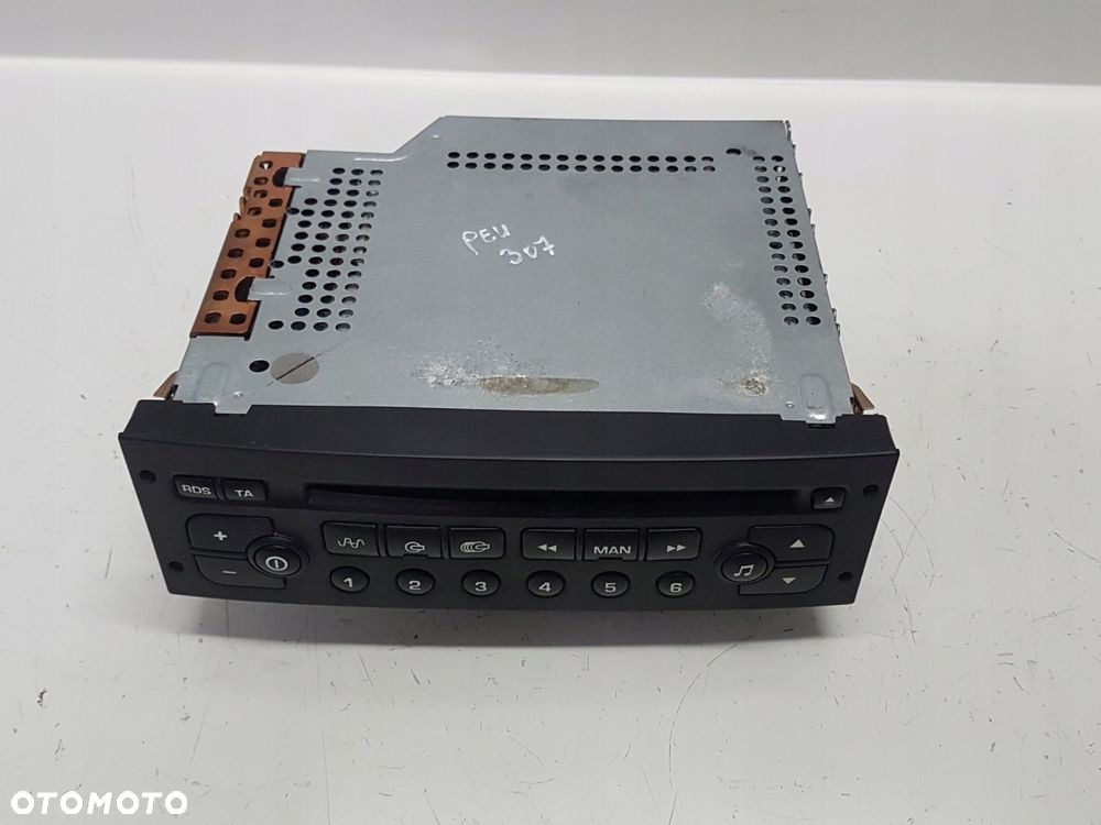 PEUGEOT 307 RADIO CD RADIOODTWARZACZ ORYGINAŁ - 4
