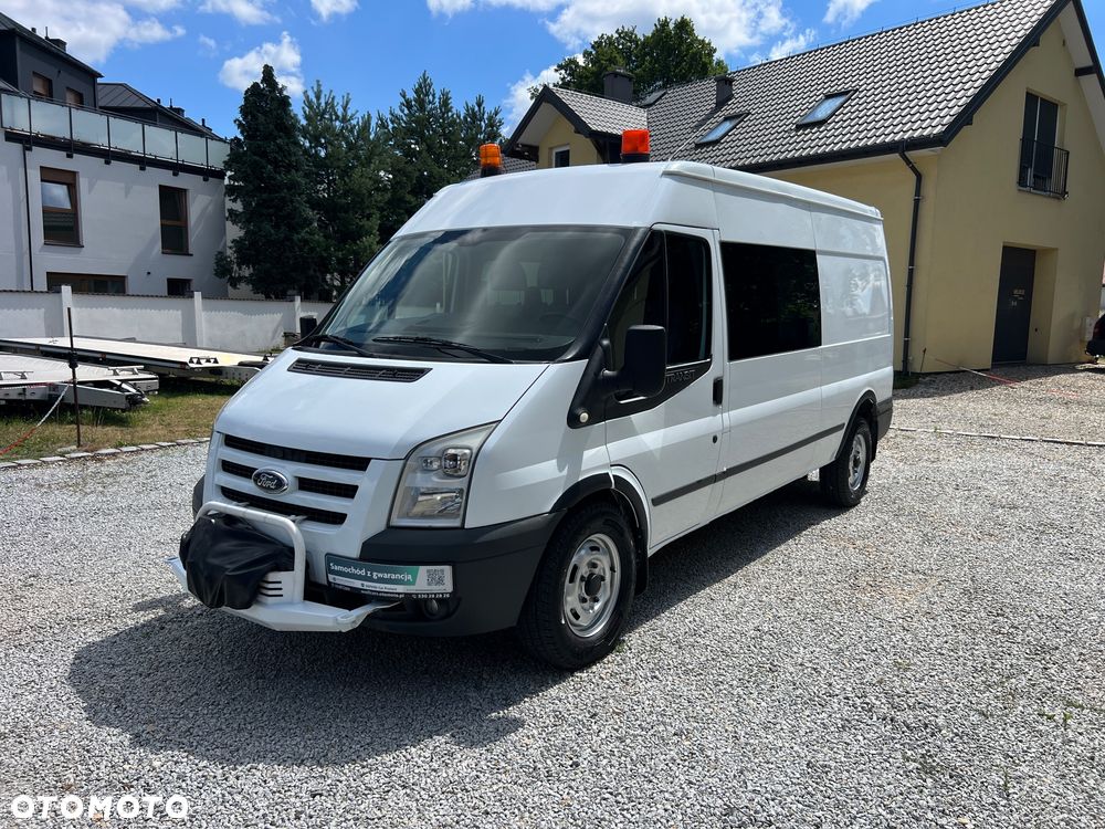 Ford Transit Furgon Brygadowy Załogowy Doka 6 os. L3H2 2.4 TDCI 140KM HAK Wyciągarka - 2