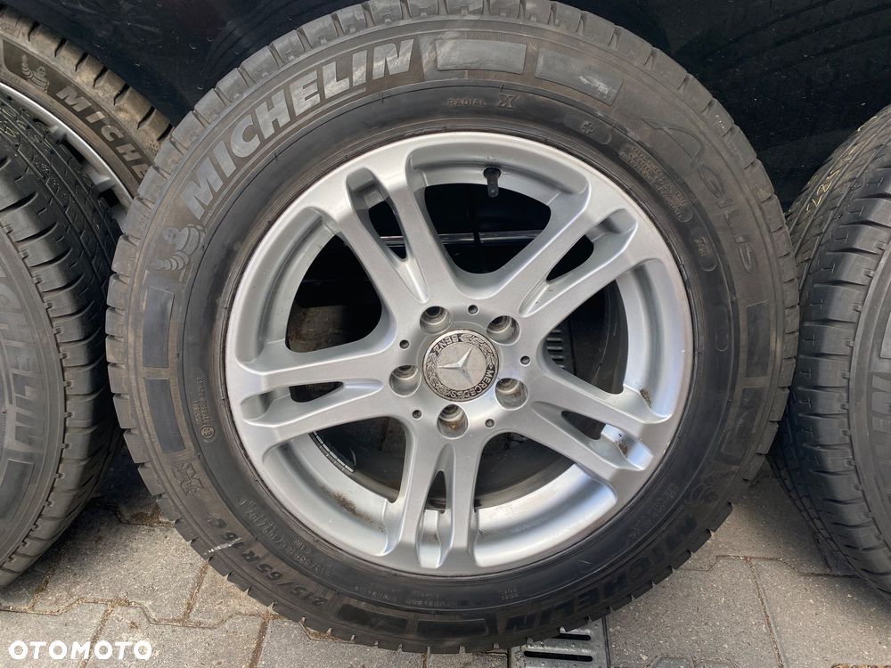 Koła aluminiowe .Super Stan.7,5x16 et 35 5x112 otwór 66,5 mm opony  Michelin 6,8 mm - 4