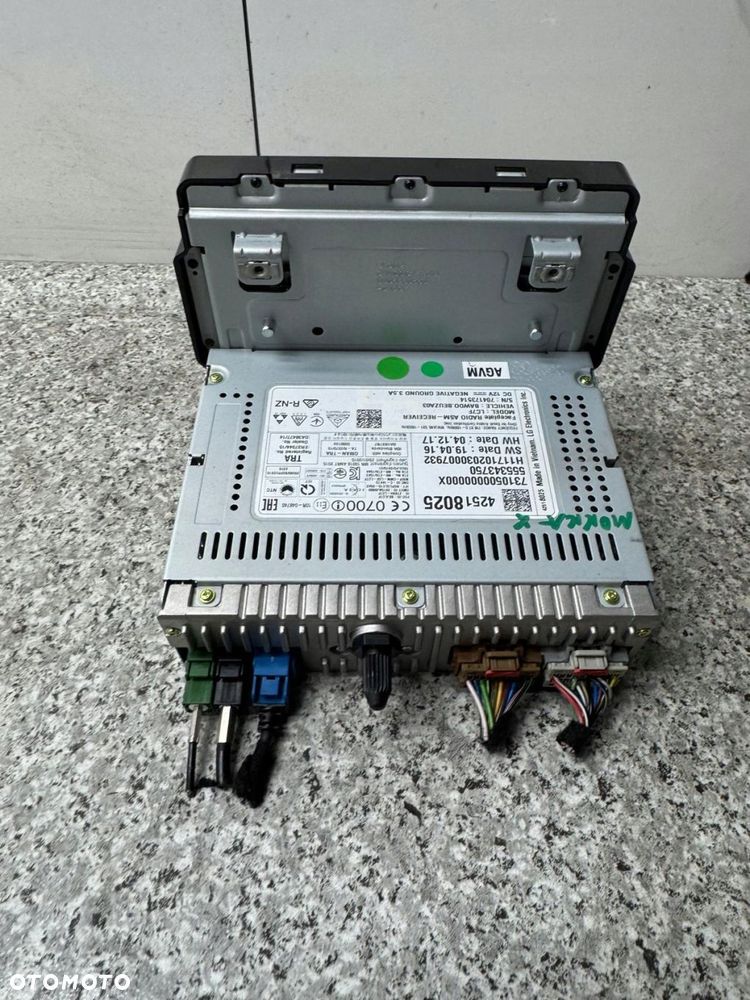 radio ekran wyświetlacz opel mokka x 2016-2019 42518025 lift - 6