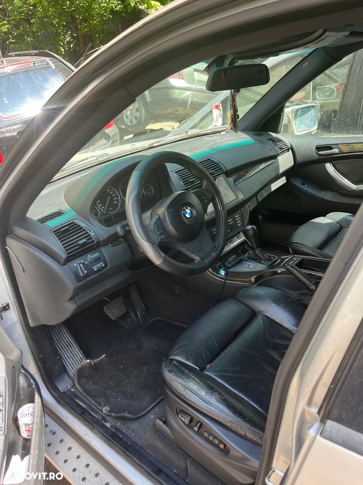 Dezmembrez Bmw X5 E53 facelift 2006 gri argintiu 3.0D 218CP xenon trapa - 4