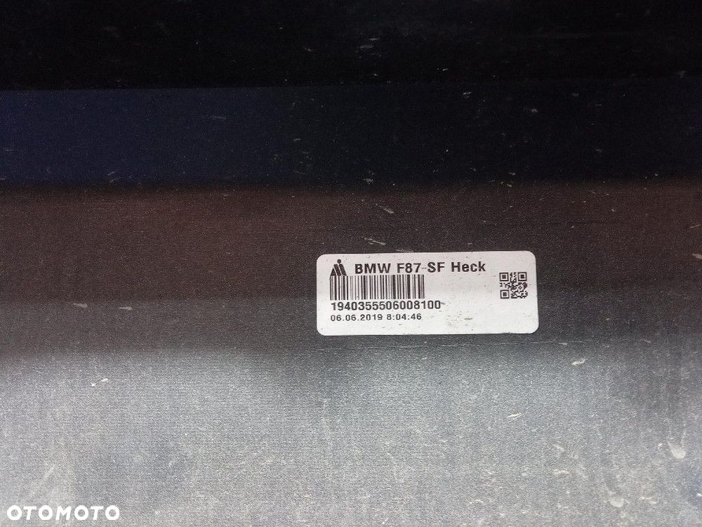 BMW M2 F87 ZDERZAK TYŁ TYLNY C33 - 6