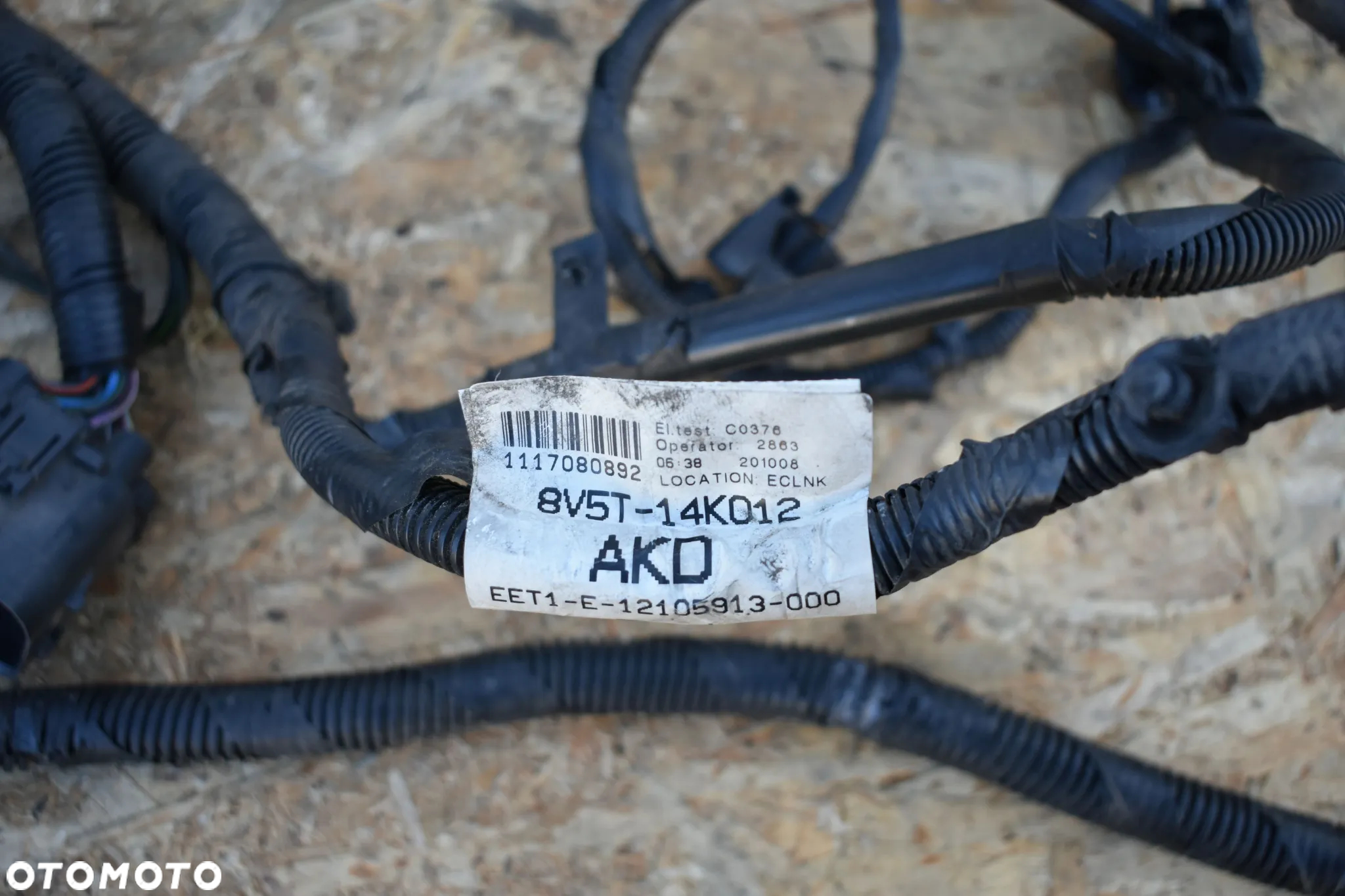 WIĄZKA INSTALACJA SILNIKA FORD FIESTA MK7 1.4 16V 8V5T-14K012-AKD - 7