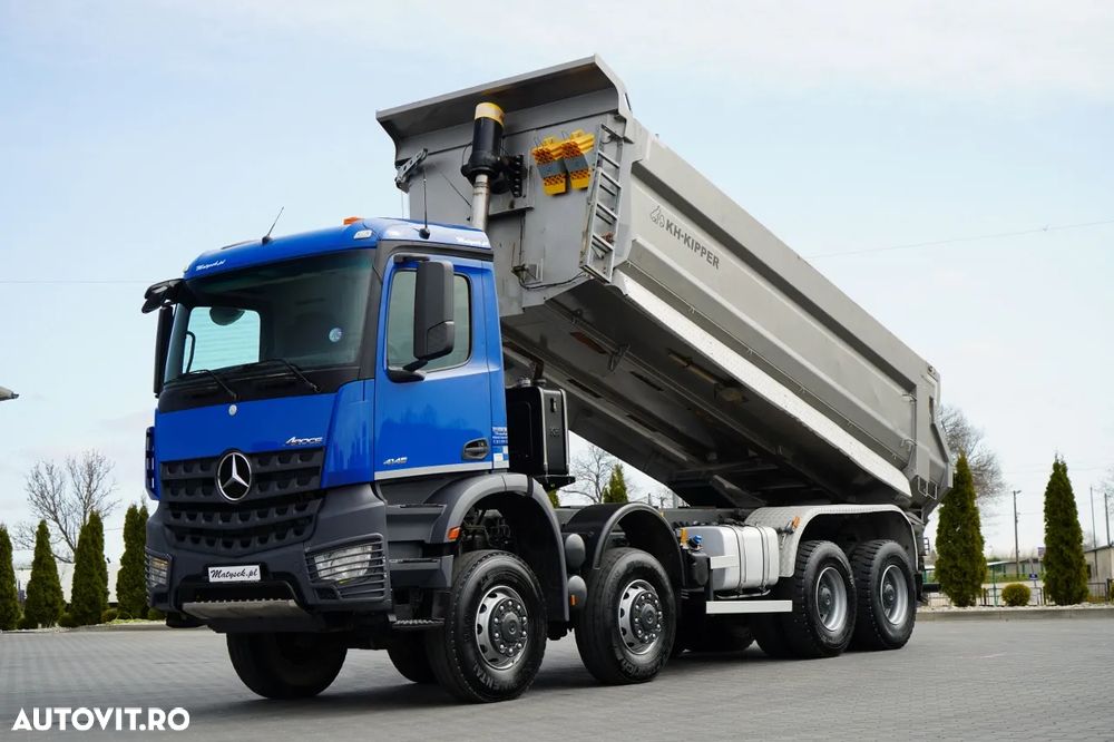 Mercedes-Benz AROCS 4145 / 8X8 / WYWROTKA TYLNOZSYPOWA / KH-KIPPER 6 M / AUTOMAT / EURO 6 - 2