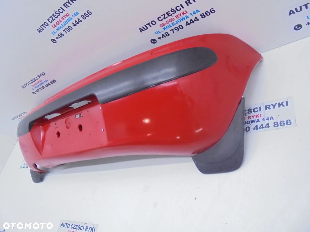 Daewoo Matiz Zderzak Tył Czerwony - 4