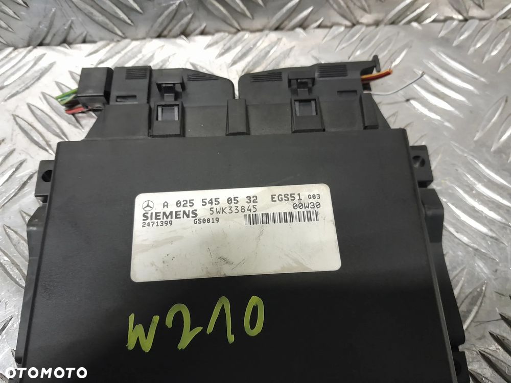 Sterownik automatycznej skrzyni biegów MERCEDES S W220 E W210 05-02r. 3.2 CDI A0255450532 - 3