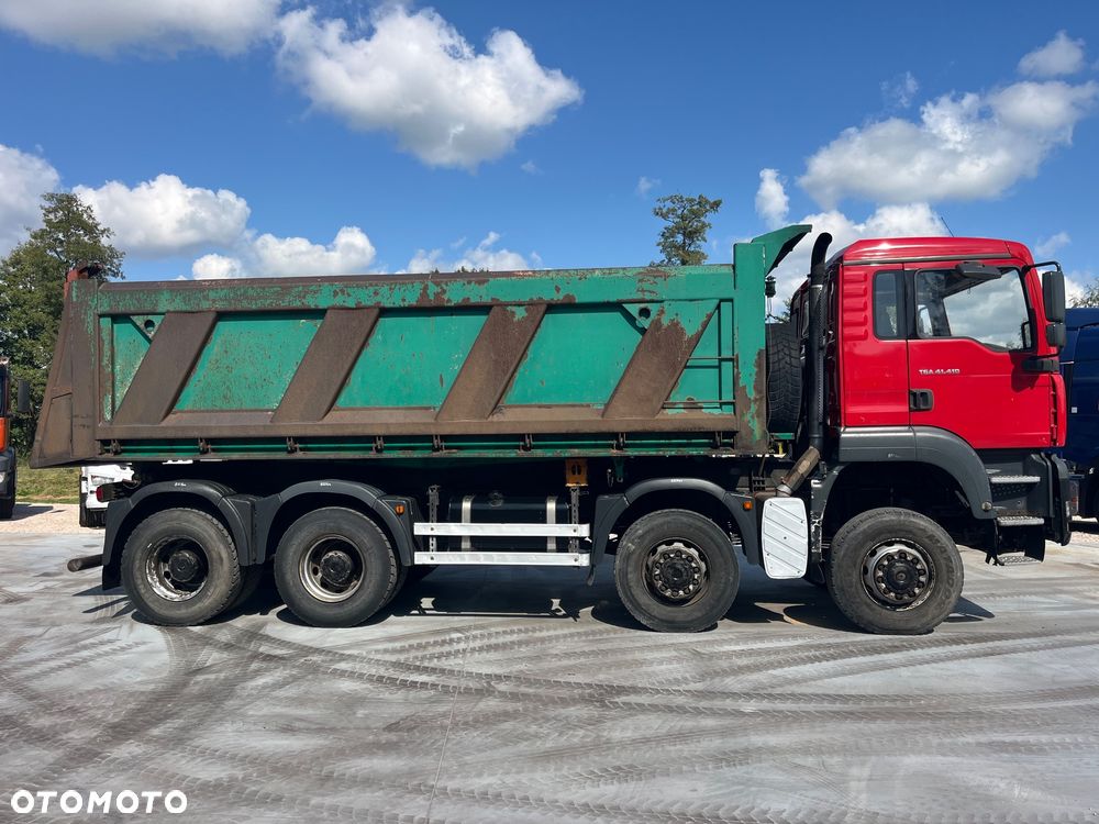 MAN Tga 41.410 Napędy 8x6 Wywrotka 3 stronna Duży Kipper Klima Cała Na Resorze ( Scania Arocs Volvo) - 3