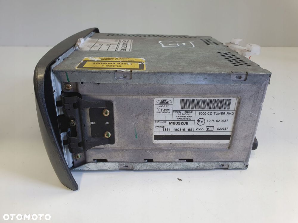 Ford Focus mk1 Transit mk6 RADIOODTWATRZACZ CD radio 6000CD 3S51-18C815-BB - 14